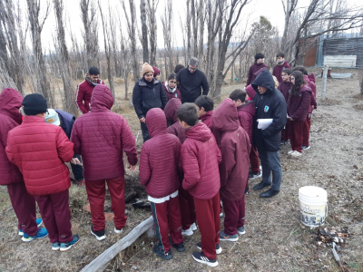 Visita del Colegio I.P.E.I al Vivero "Cecilio Freile"