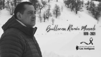 Falleció Guillermo Mercado, Intendente de Los Antiguos