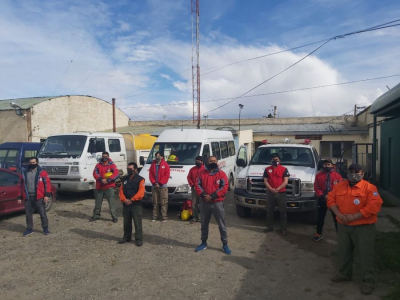 Santa Cruz colabora en el combate de grandes incendios