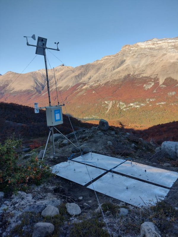 Nueva estación meteo nivológica en Lago del Desierto