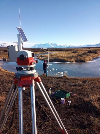 Instalación de dos nuevas estaciones de la Red Hidrológica Nacional sobre la cuenca del río Vizcachas