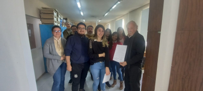 El presidente del CAP puso en funciones a la nueva Directora Provincial de Recursos Hídricos, Ing. Mónica Tapia