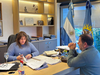 El presidente del CAP se reunió con la intendenta de Gobernador Gregores para coordinar líneas de trabajo conjuntas