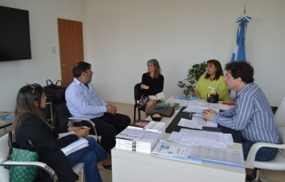 Educación recibió a las autoridades del Consejo Agrario Provincial